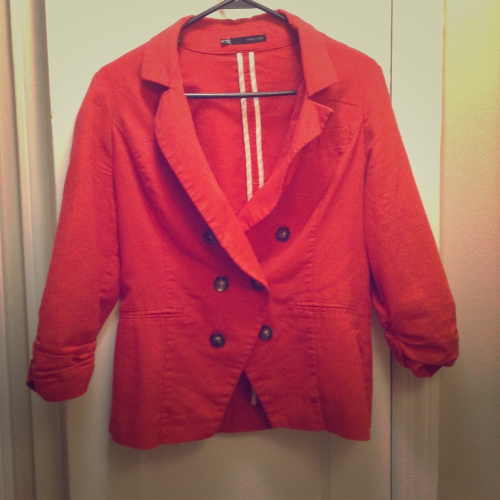 Maurices blood orange blazer