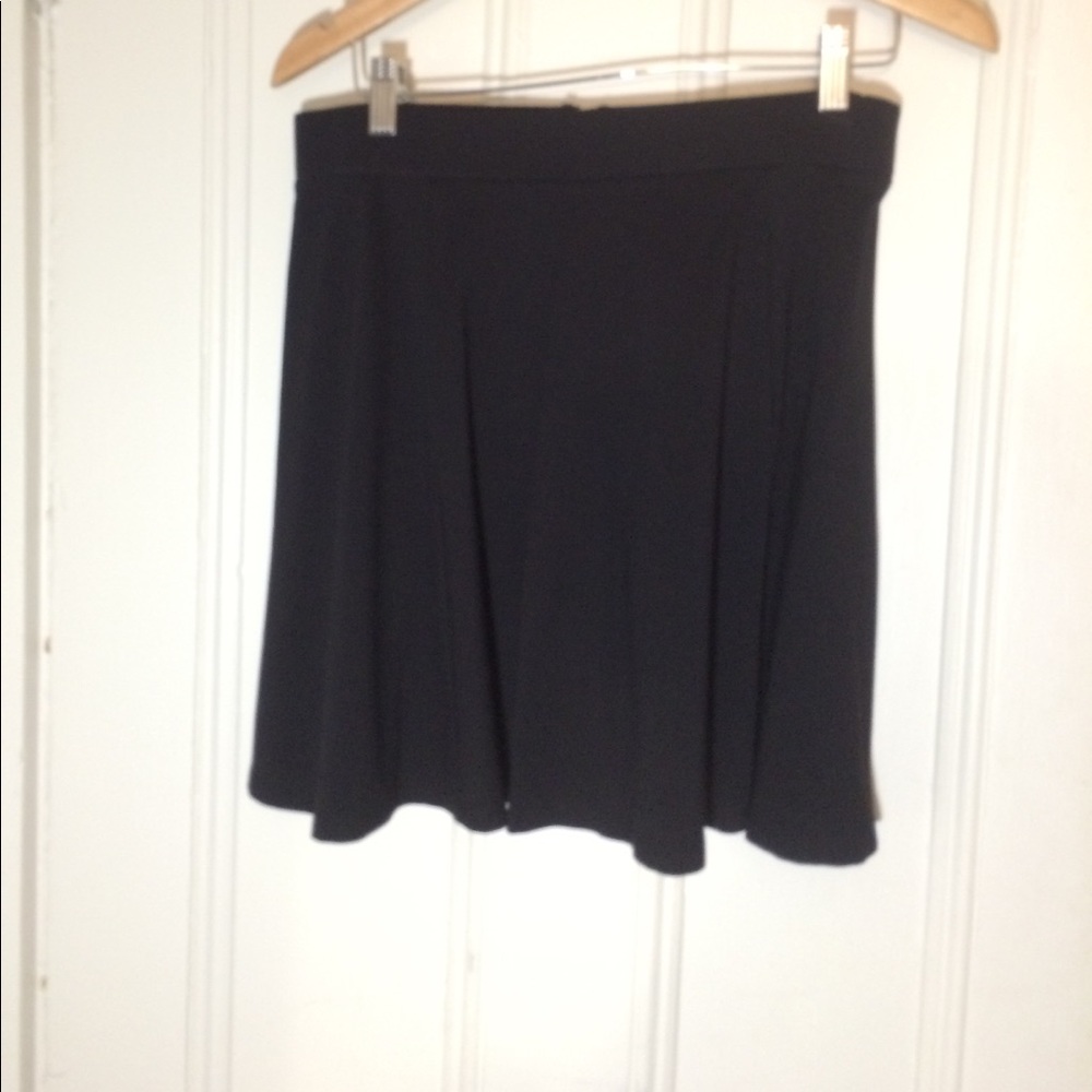 Black skater skirt from H&M