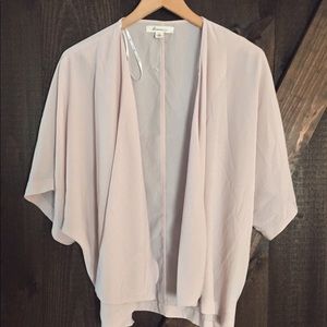 Kimono sleeve shrug cardigan