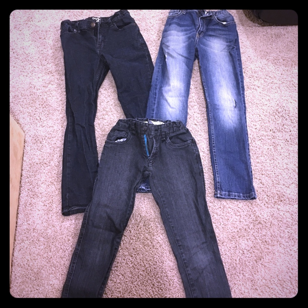 3 pairs of boys slim/skinny jeans