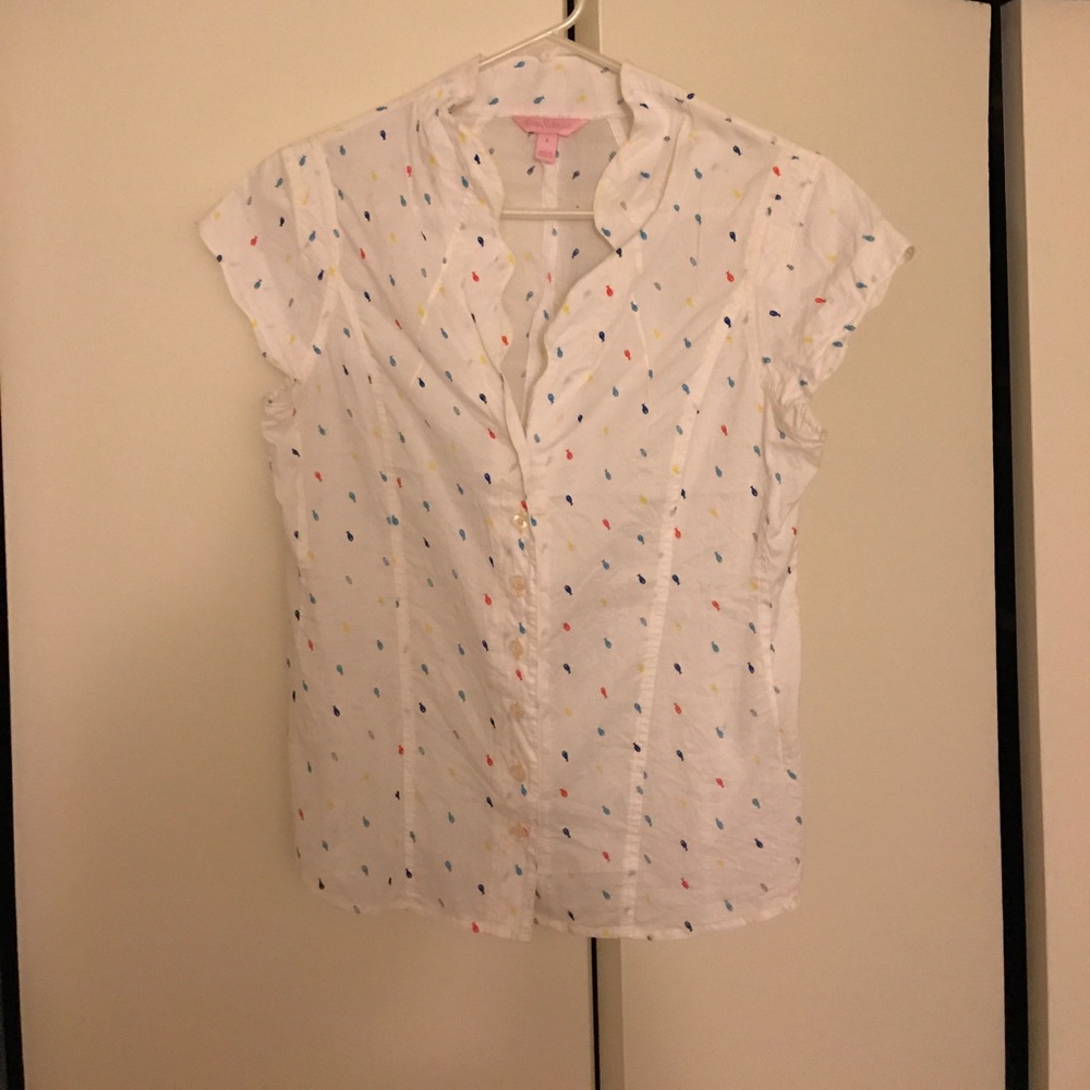 Lilly Pulitzer Button down shirt size 6