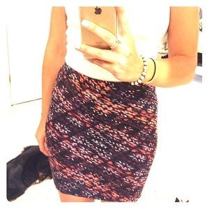 Skirt with patterns