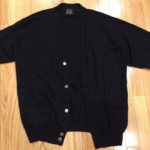 Joseph A. Bank 100% Wool Cardigan