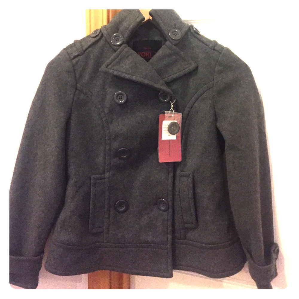 Girls light weight wool jacket