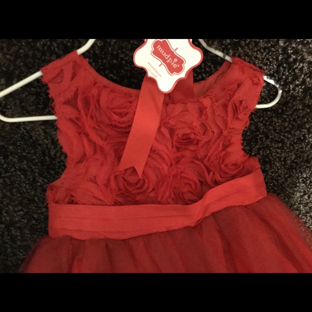 MudPie Formal Red dress Girls size 4T