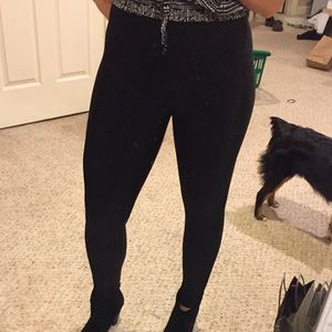 Looks like leather leggings