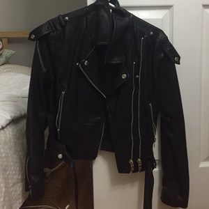 Blank leather jacket