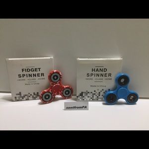 2 PACK FIDGET SPINNERS New Hand Spinner NEW EDC