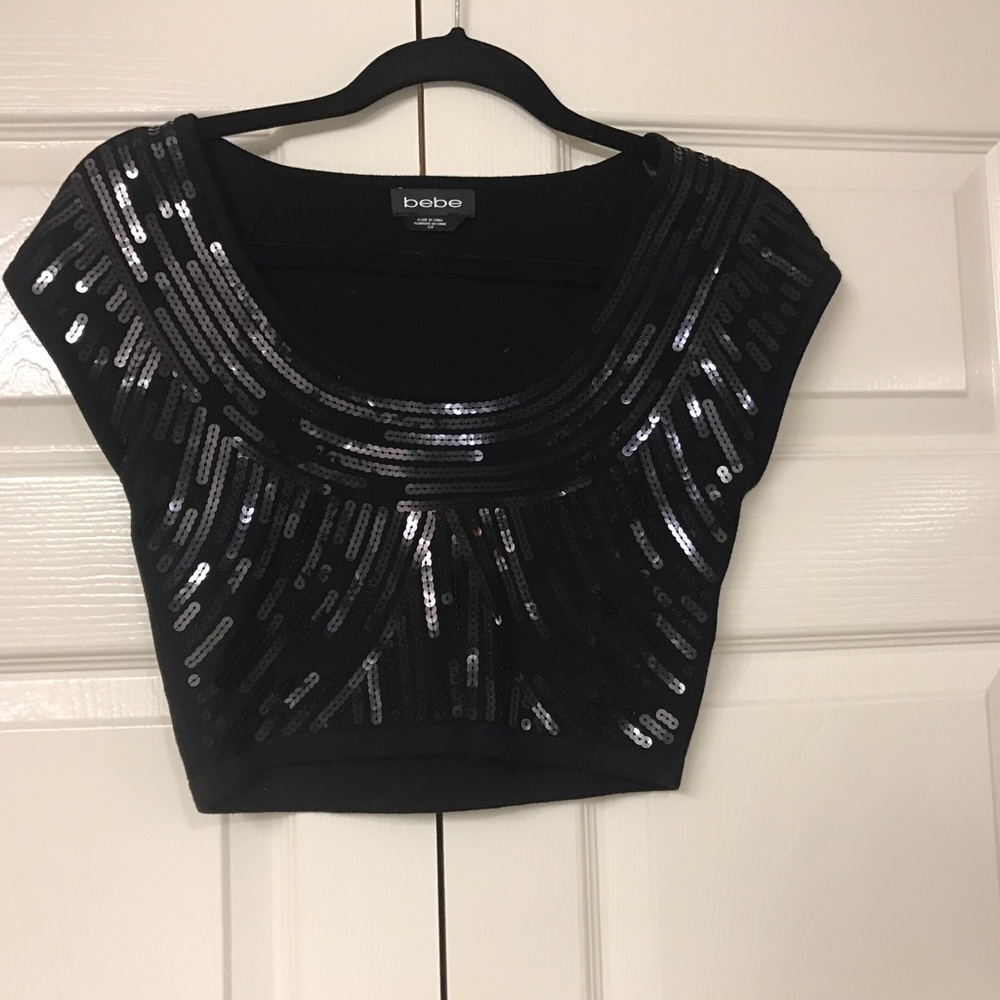 Beautiful sequin crop top