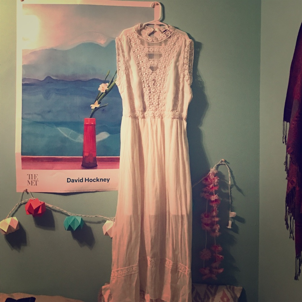 White summer dress