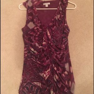 NY & Co Ruffle tank