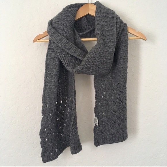 Furla Accessories - Furla grey knitted scarf