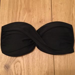 Black Bandeau Bikini Top