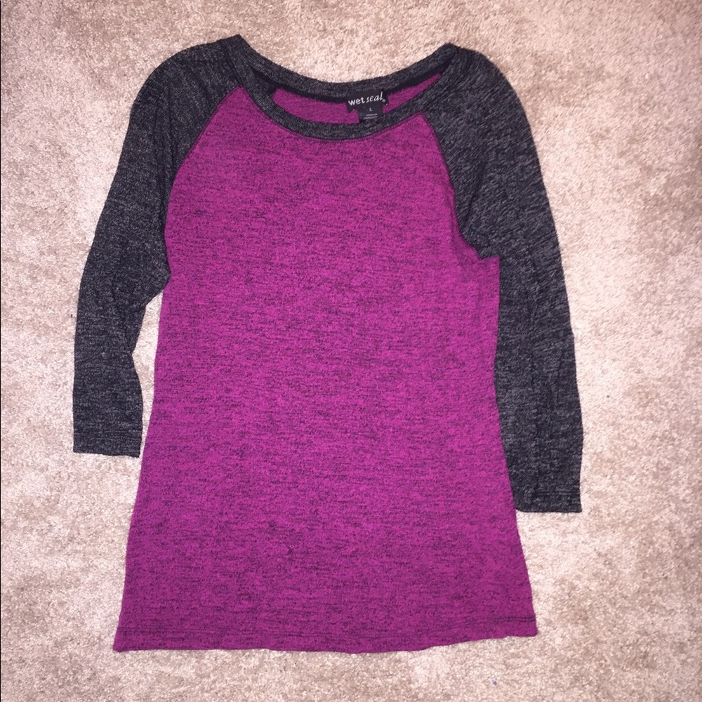 Wet seal 3/4 sleeve shirt