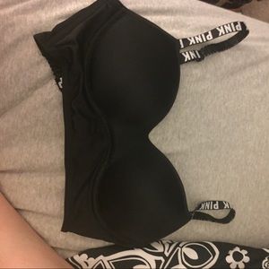 Pink small caged back bralette