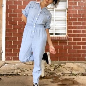 💦FLASH SALE💦🌻 VINTAGE COLLARED JUMPSUIT