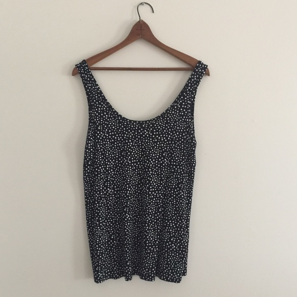 Lane Bryant Polka-dot Ballet Tank - Picture 1 of 3
