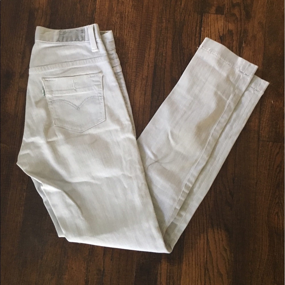 Light grey LEVIS High Waisted Skinny Jeans