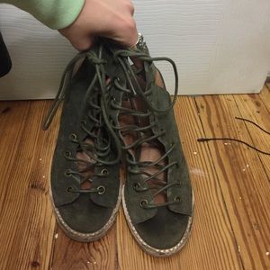 Jeffrey Campbell lace up shoes