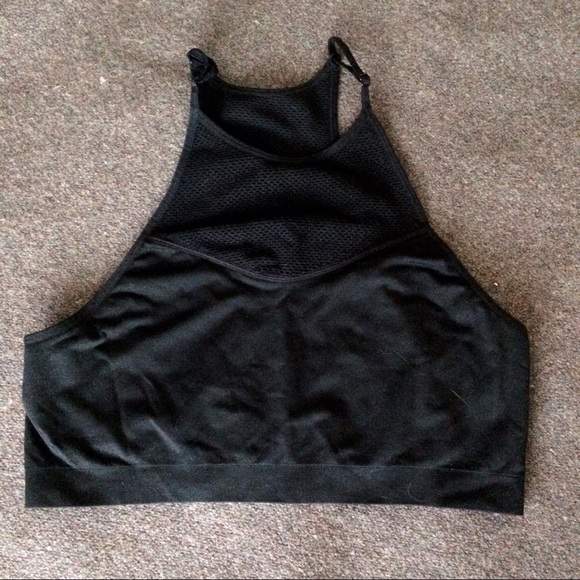 target high neck sports bra