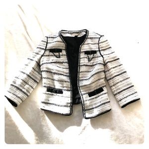 WHITE|BLACK Chanel-style suit jacket