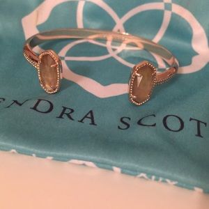 Kendra Scott Elton Pinch Bracelet Iridescent Stone