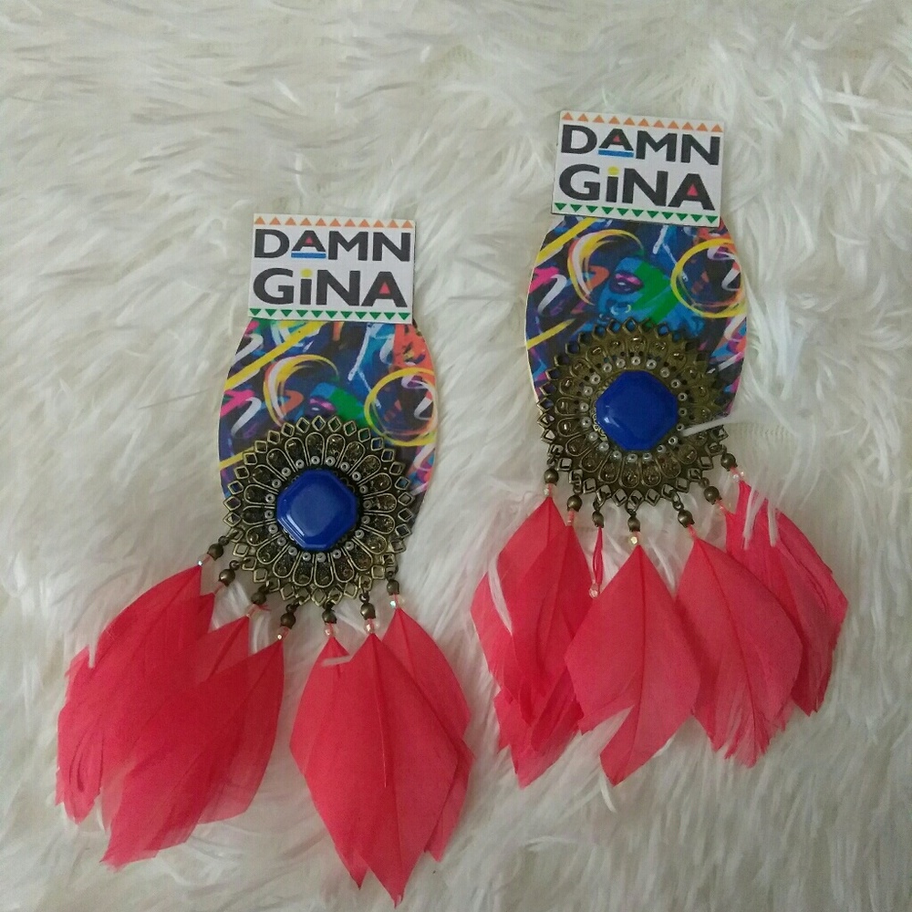 Damn Gina Custom Handmade Earrings