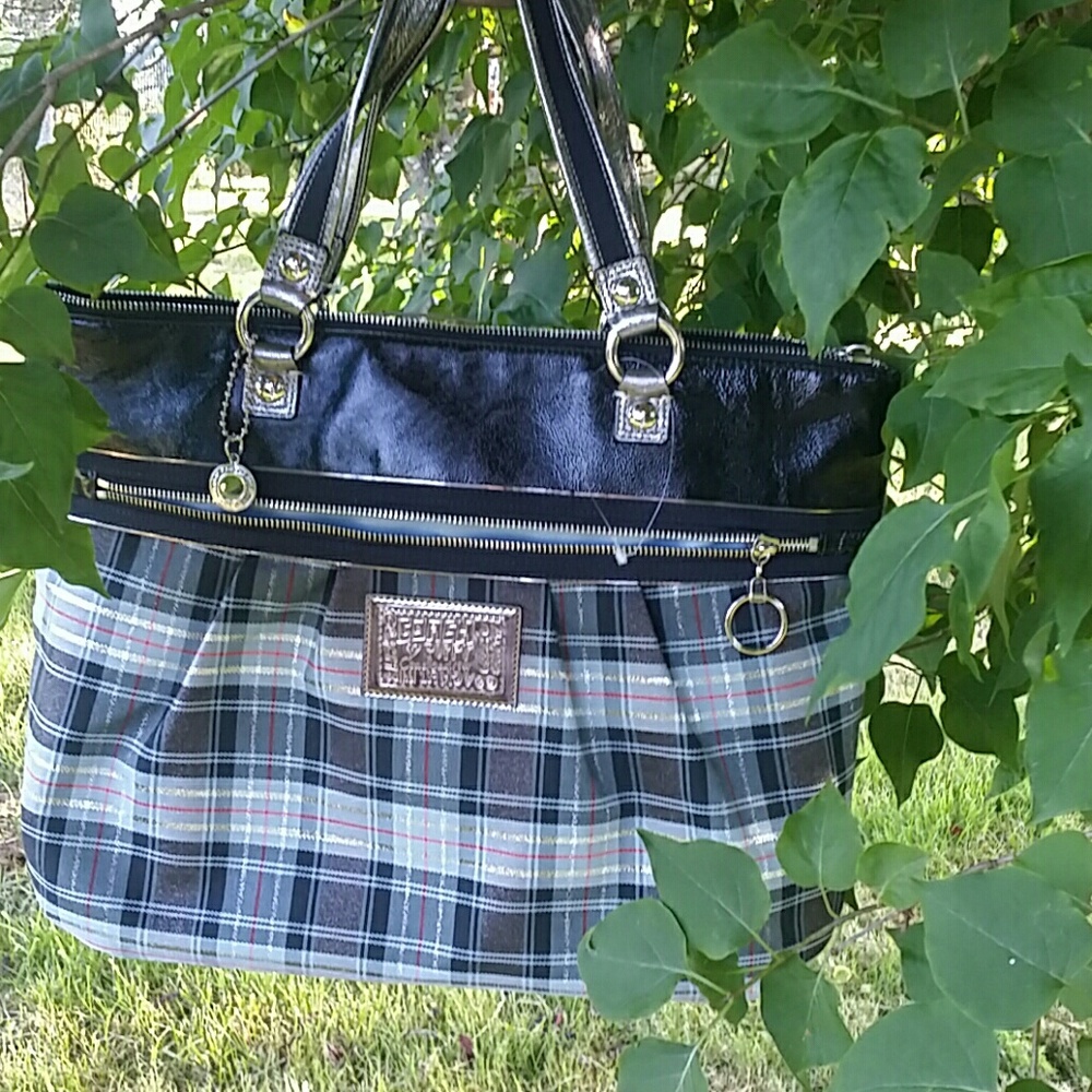 Coach Poppy Plaid NWOT