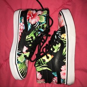 VANS SK8- HI Hawaiian Floral🌺