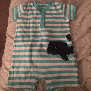 Lot of 3 baby boy rompers