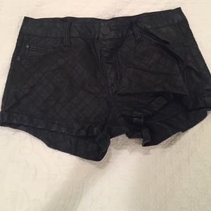 Leather shorts!