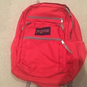 Jansport Big Student Backpack, Pink/Gray