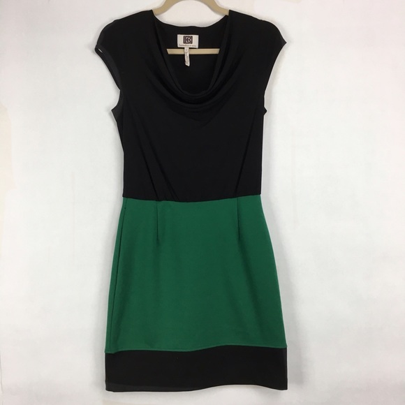 Laundry by Design Dresses & Skirts - Black dress with green skirt