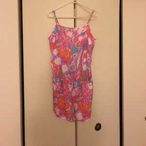 New Lilly Pulitzer Romper XL(no belt)