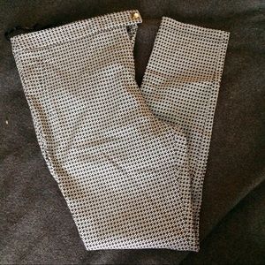 Dorothy Perkins Pants - Black & White Patterned Skinny Trouser Pants Dorothy Perkins Pants - Black & White Patterned Skinny Trouser Pants