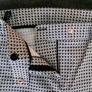 Dorothy Perkins Pants - Black & White Patterned Skinny Trouser Pants Dorothy Perkins Pants - Black & White Patterned Skinny Trouser Pants