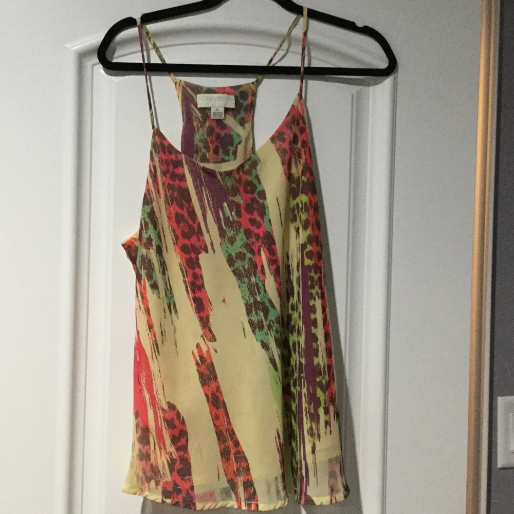 Multi colored tank