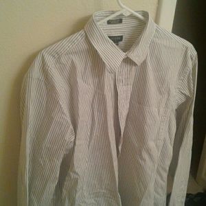 J Crew Stripe L 16-16 1/2