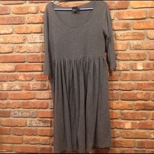 Cotton gray dress