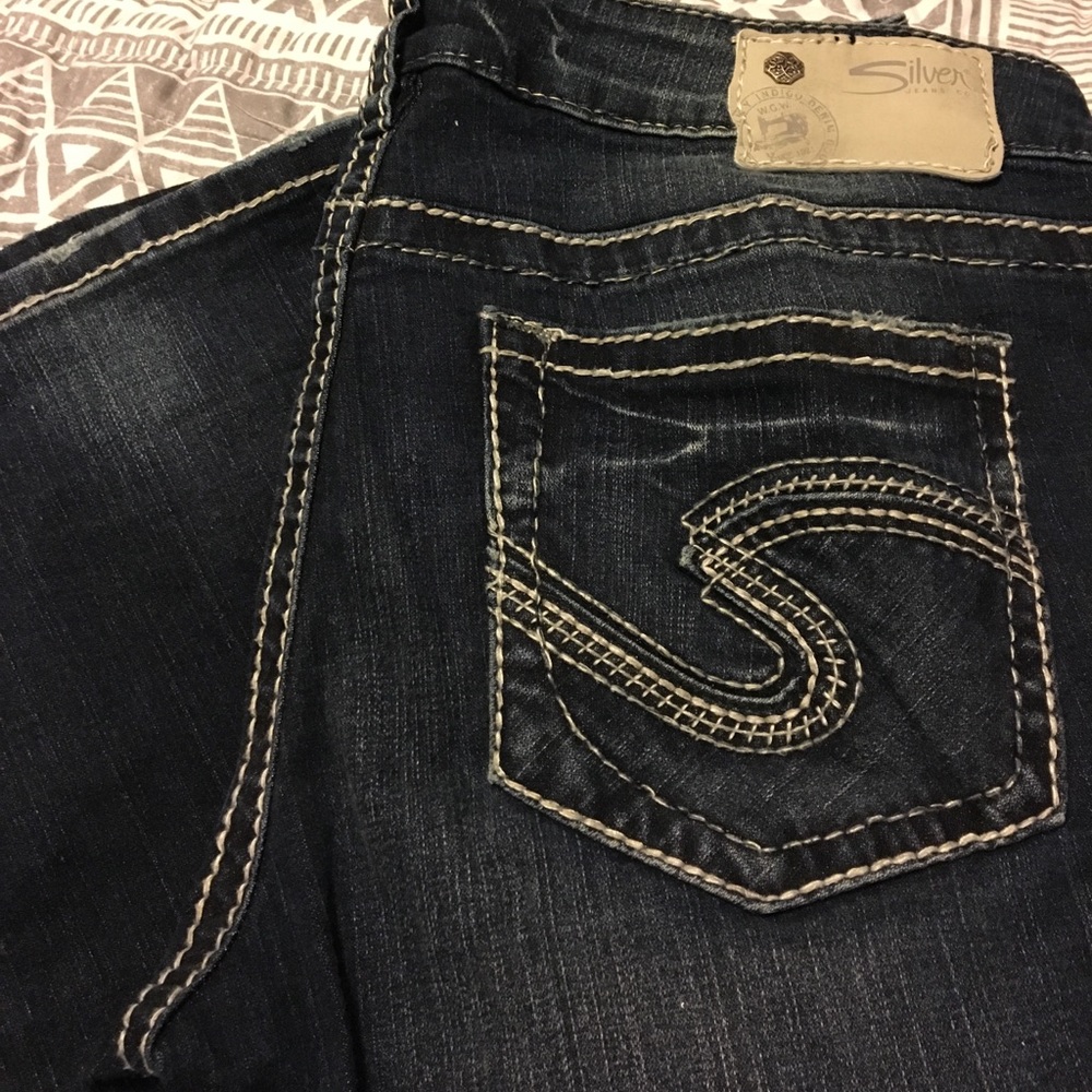 Silver Bootcut Jeans