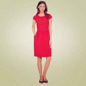 J Crew Cap Sleeve Crepe dress