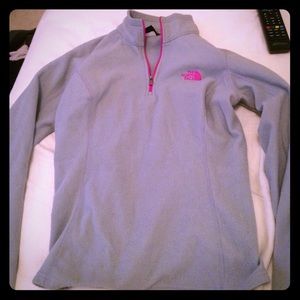 North face pull over sweater