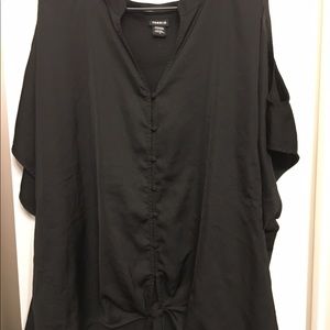 Black Torrid silk top
