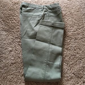 Levi's Olive Green Cuffed Pants