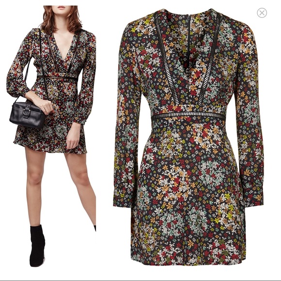 Topshop Dresses & Skirts - NWT TopShop Ditsy Floral Print Minidress