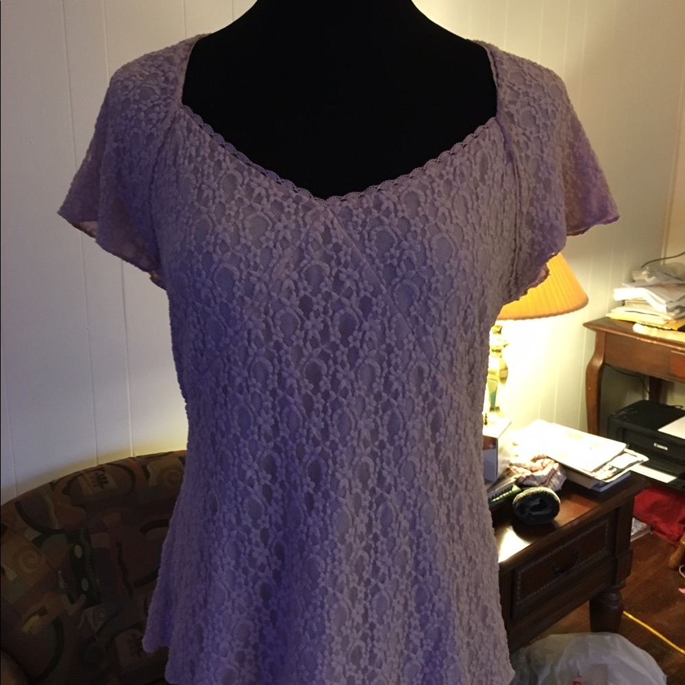 Beautiful pink lace top