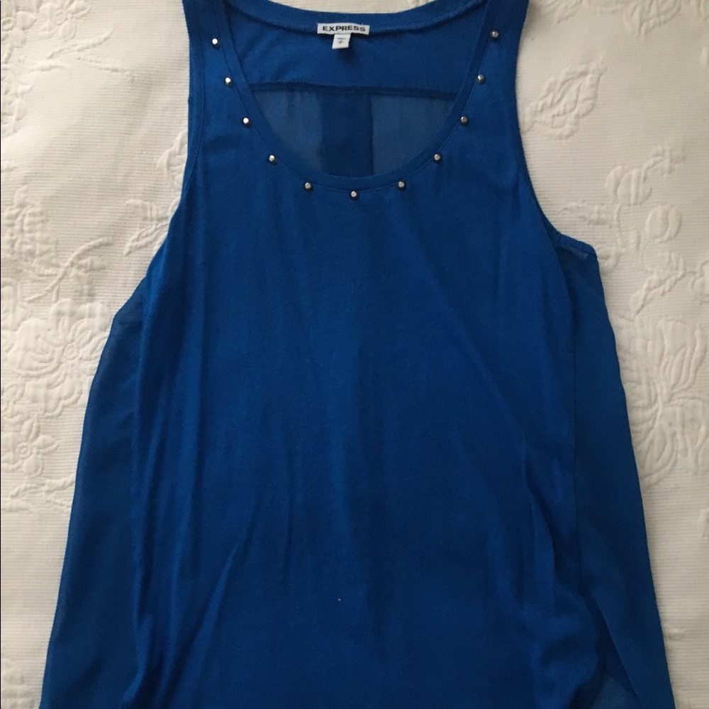 Blue Express Tank Top