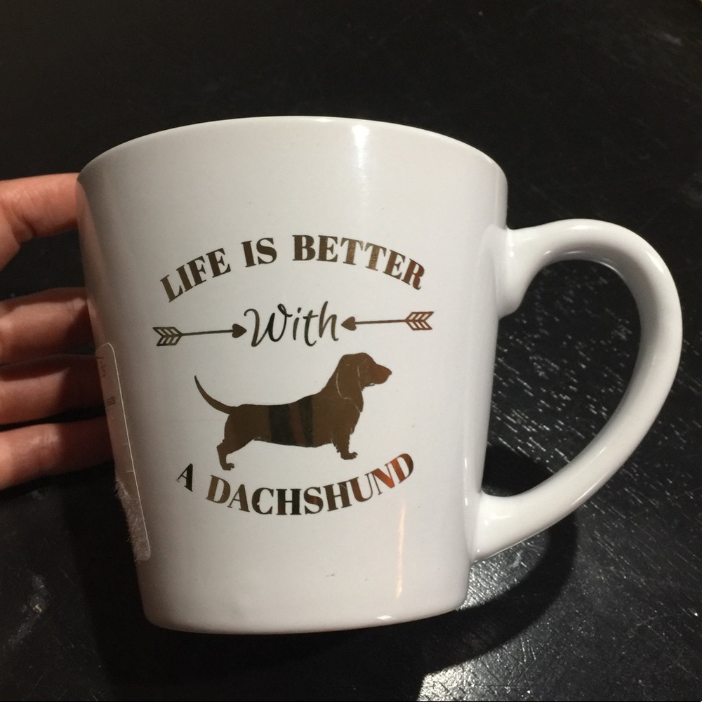 NWT Life is Better with A Dachshund Mug