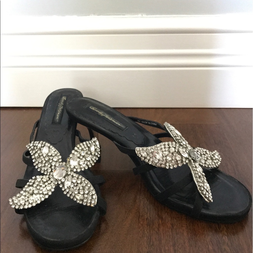 Beverly Feldman black sandals