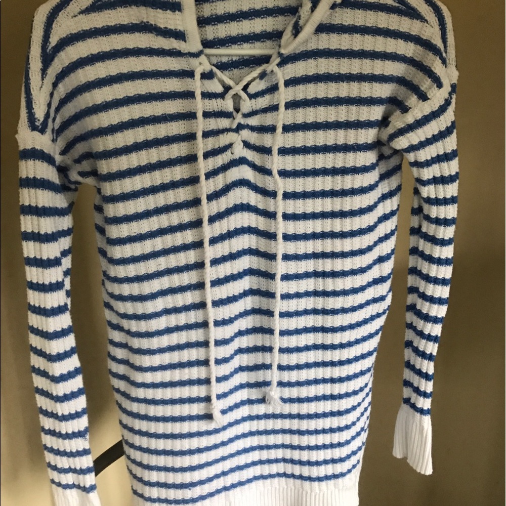 Aerie beach tunic with hoody